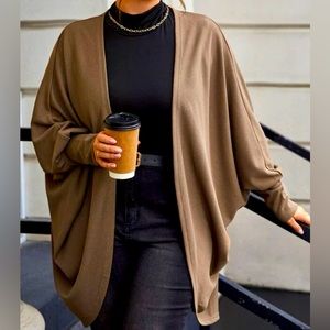 *NEW* Batwing Open Front cardigan